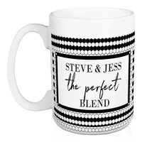 Personalized Perfect Blend Mugs, Set of 2