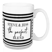 Personalized Perfect Blend Mugs, Set of 2