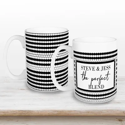 Personalized Perfect Blend Mugs, Set of 2
