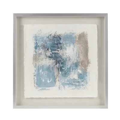 Madison Park Blue Abstract Framed Art Print