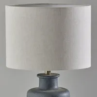 Weathered Stone Jug Table Lamp