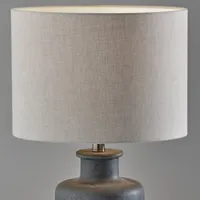 Weathered Stone Jug Table Lamp