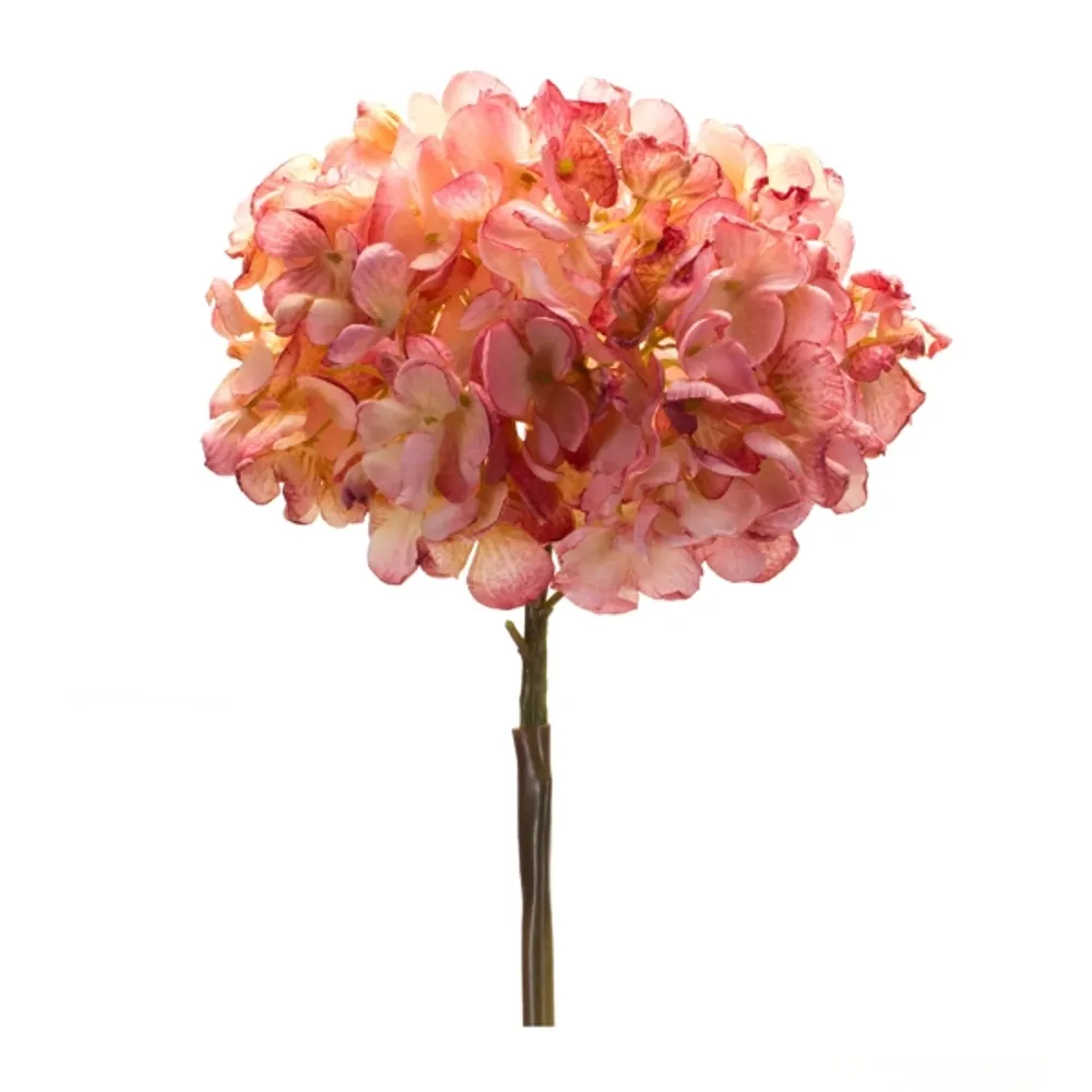 Bright Pink Hydrangea Stems, Set of 6