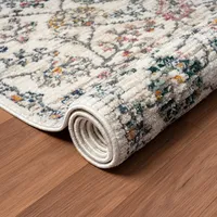 Agnes Classic Floral Scroll Area Rug