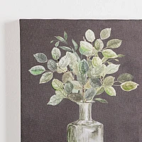 Eucalyptus in Vase Canvas Art Prints, Set of 2