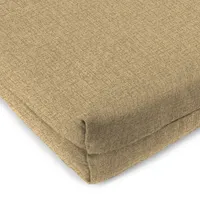 Beige French Edge 2-pc. Outdoor Seat Cushion Set