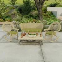 French Edge -pc. Outdoor Wicker Cushion Set