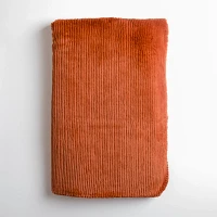 Spice Faux Mink Throw