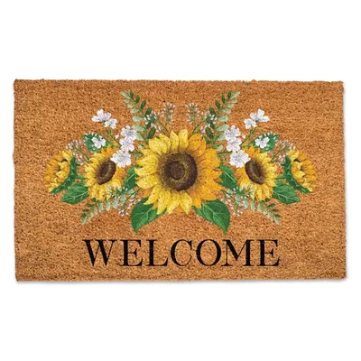 Welcome Sunflower Mix Doormat