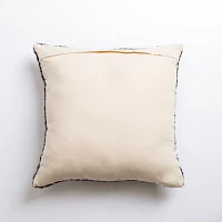 Charcoal Windowpane Plaid Tweed Pillow