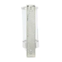 Silver Assymetrical Modern Sconce