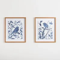 Bluebird on Branch I Framed Art Print
