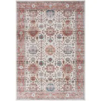 Fiona Vintage Bordered Area Rug, 5x7