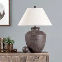 Bronze Urn Resin Table Lamp