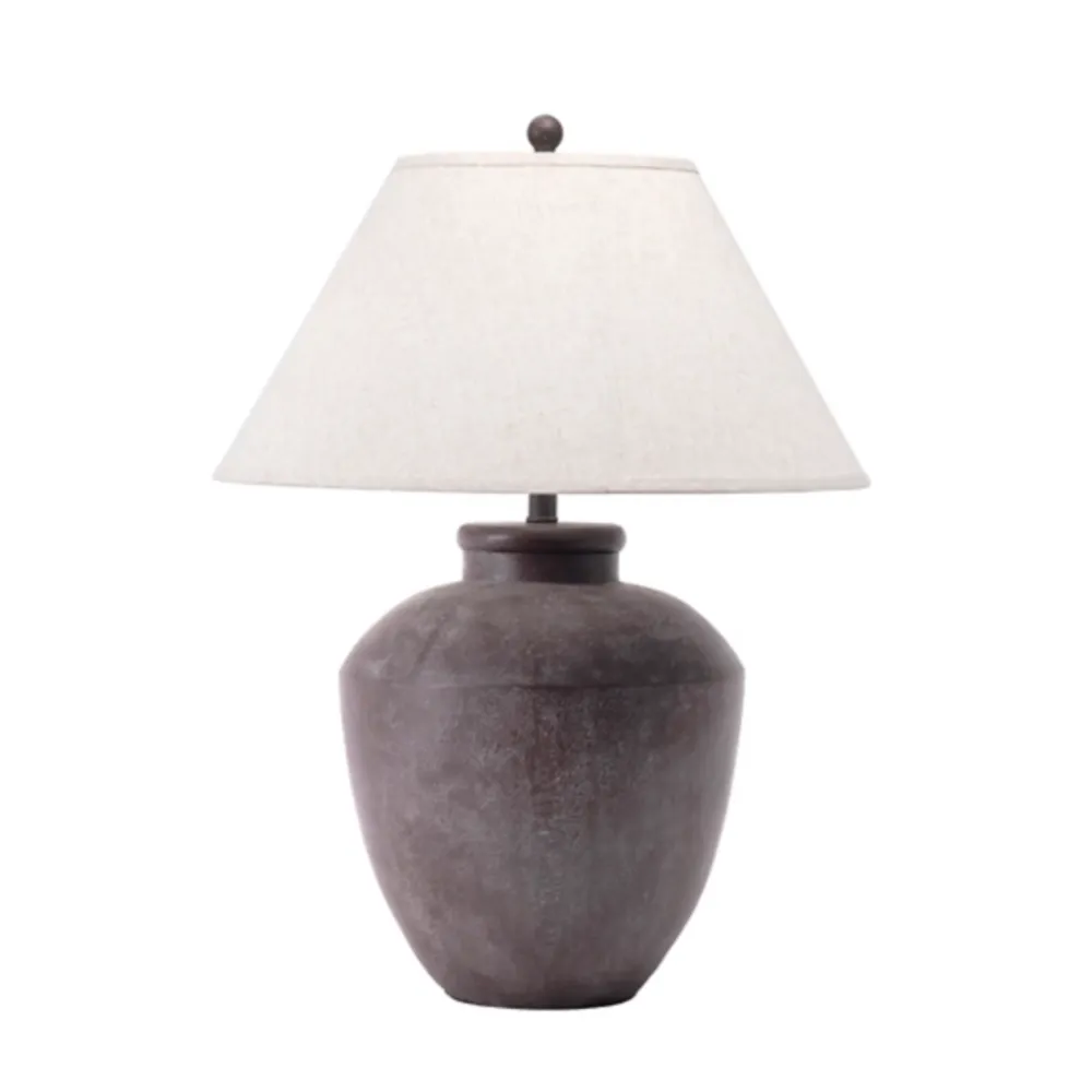 Bronze Urn Resin Table Lamp