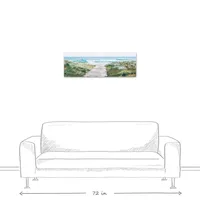 Ocean Walkway Canvas Art Print