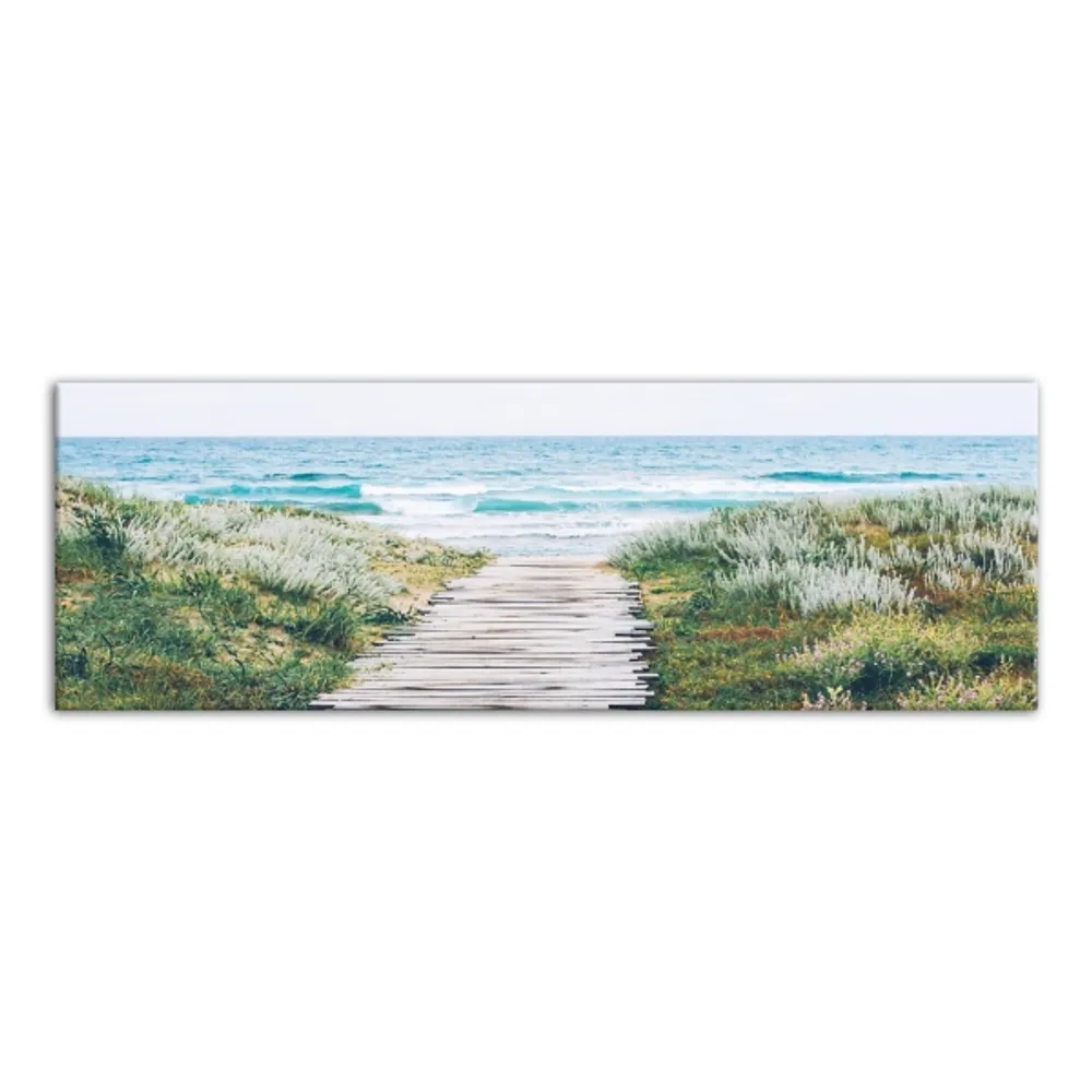 Ocean Walkway Canvas Art Print