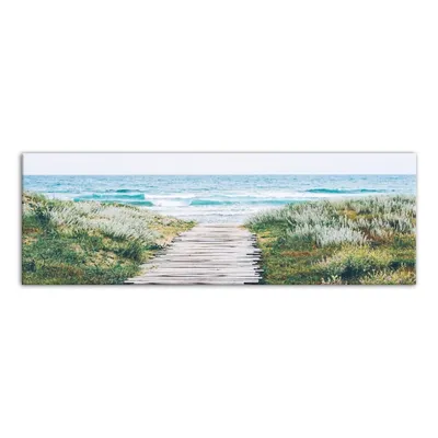 Ocean Walkway Canvas Art Print