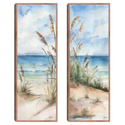 Seaview Panel I & II 2-pc. Canvas Art Print Set