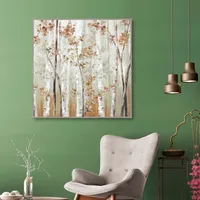 Birch Wood III Framed Canvas Art Print