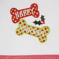 Santa Paws Dog 3-pc. Dishtowel & Potholder Set