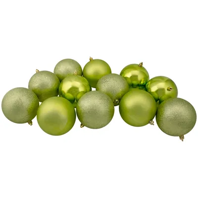 Shatterproof Kiwi Multi 12-pc. Ornaments