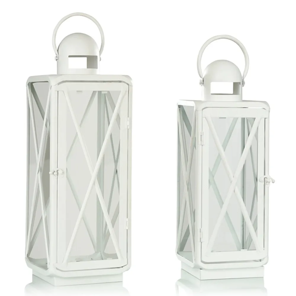 Matte Lattice Lanterns