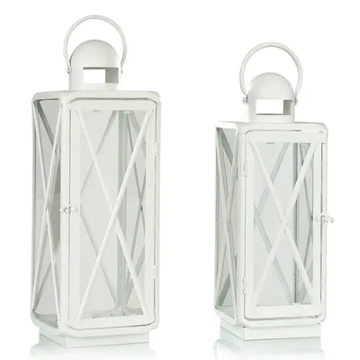 Matte Lattice Lanterns