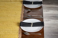 Yellow Braided Jute Table Runner