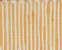 Yellow and White Striped Placemats, Set of 4