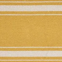 Yellow Striped Fringe Placemats, Set of 4