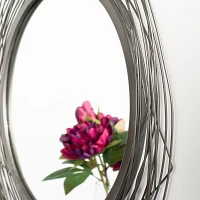 Nixie Nickel Wire Wall Mirror