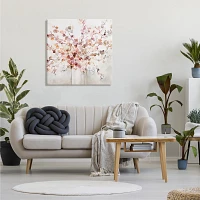 Warm Floral Bouquet Canvas Art Print, 30x30