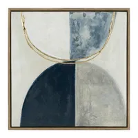 Moon Phase Framed Canvas Art Print, Set of 2