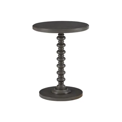 Wood Spindle Side Table