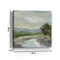 Sage Lake Canvas Art Print, 30x30