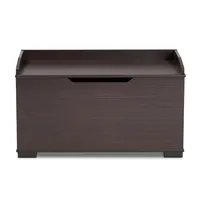 Mahogany Wood Lift-Up Top Litter Box Trunk