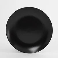 Black Semi Matte Modern 16-pc. Dinnerware Set