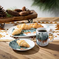 Reindeer Winter Scene Platter