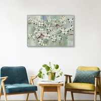 Spring's Song Framed Canvas Art Print