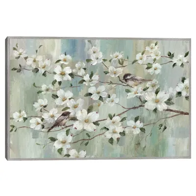 Spring's Song Framed Canvas Art Print