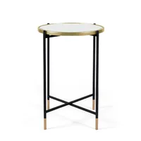Anastasia Mirrored Metal Accent Tables, Set of 3
