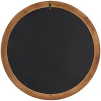 Round Distressed Beaded Wall Mirror, 28 in.