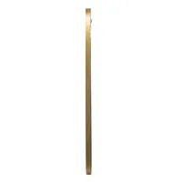 Golden Long Teardrop Wall Mirror