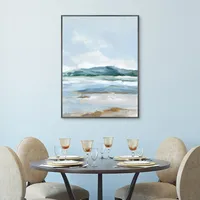 Coastal Blue Mountains I Framed Canvas Art Print