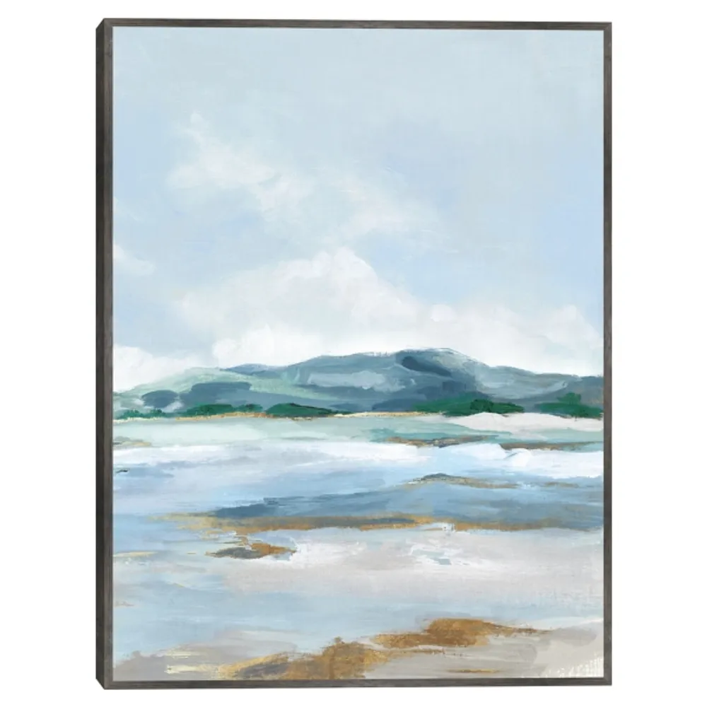 Coastal Blue Mountains I Framed Canvas Art Print