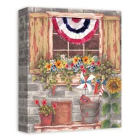 American Window Canvas Art Print
