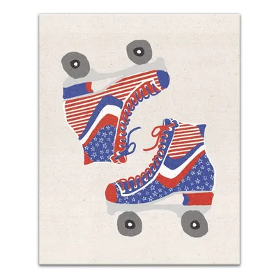American Roller Skates Canvas Art Print