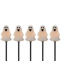 LED Ghost Lawn Stakes, Set of 5