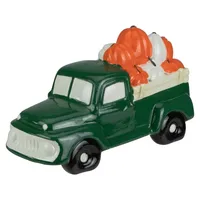 Pre-Lit Green Vintage Truck Figurine